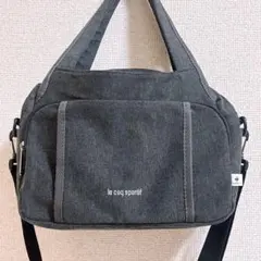 ルコック 2WAY ハンドバッグ ショルダーバッグ 収納 大容量