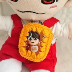 なにわ男子　ちびぬい　めじるしチャームクリアショルダーバッグ　オレンジのサムネイル