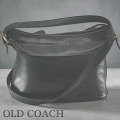 COACH オールドコーチ　レザー　ブラック系