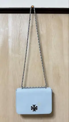 Tory Burch チェーンショルダーバッグ ライトブルーのサムネイル