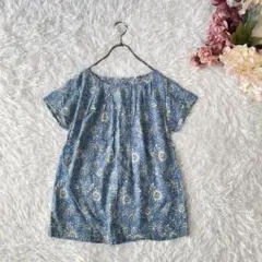 Sunny Clouds レーヨンコットンカットソー（MT）ペイズリー柄