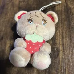 mikko illustrations いちごマスコットぬいぐるみ ラテ