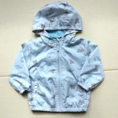 恐竜柄 フード付きジャンパー アウター 95cm