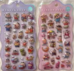 クレヨンしんちゃん ボンボンドロップシール 2点セット 海外製 即購入⭕️