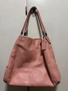 COACH コーチマディソンショルダーバッグ　フィービー　コーラルピンク