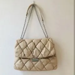 H&M 2wayショルダーバッグ キルティングバッグ チェーンバッグ