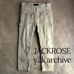 マ*-様 JACKROSE Cargo Pants Y2K Grunge Fadのサムネイル