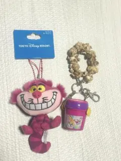チェシャ猫 ディズニーランド キーホルダー