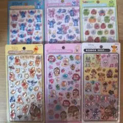 【正規品】ボンボンドロップシール ディズニークラシック&プリンセス&プー他　6種