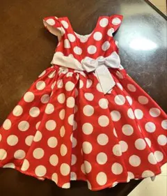 ミニーちゃん風⭐︎赤ドット　ワンピース