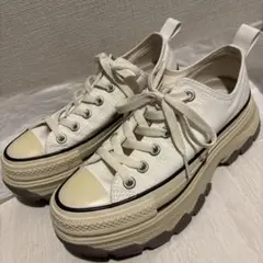 CONVERSE REACT 2.0 厚底スニーカー ホワイト