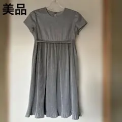 【美品】il gufo イルグッフォ ワンピース 半袖 グレー 140のサムネイル