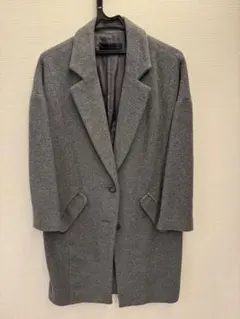 JEANASIS（ジーナシス）グレー チェスターコート