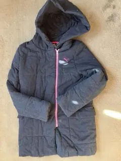 PUMA プーマ　コート グレー　中綿　S