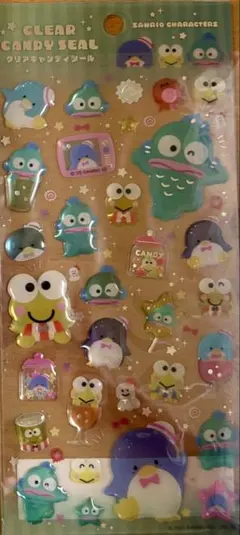 はぴだんぶい クリアキャンディシール