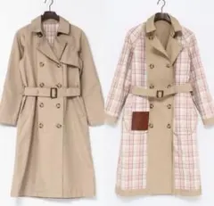 新品J.W.Anderson. ユニクロ トレンチコート リバーシブル チェック