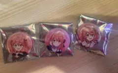 さくらみこ　スシローコラボ缶バッチ（未使用コード付き）　3個セット