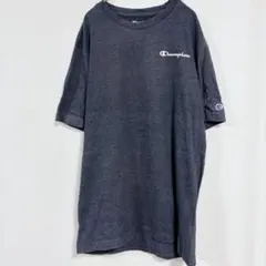 チャンピオン Tシャツ クルーネック 半袖 無地 M 灰 綿 デイリー グレー