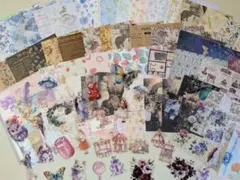 《タイムセール》No.2コラージュ素材デザインペーパーおすそわけ