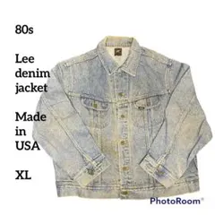 80s Lee デニムジャケット　usa 襤褸　vintage アメカジ　古着