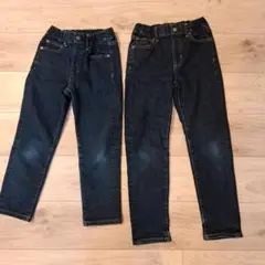 ユニクロ130デニム2本