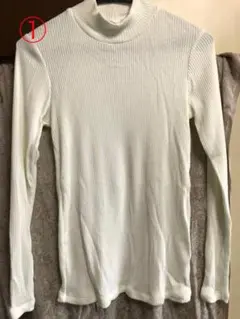 ユニクロ リブカットソー　2枚セット