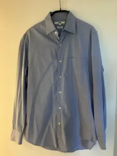 UNIQLO ユニクロ　ライトブルー 長袖ドレスシャツ Mサイズ