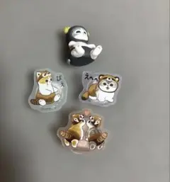 モフサンド　アクリルクリップ　インテリアミニフィギュア　4点セット　まとめ売り