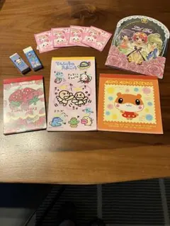 平成女児　ファンシー文具 メモ帳 消しゴム まとめ売り