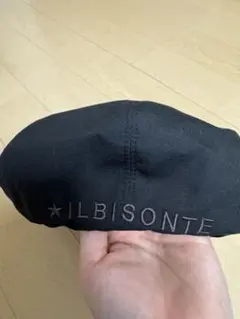 IL BISONTE 黒 ベレー帽