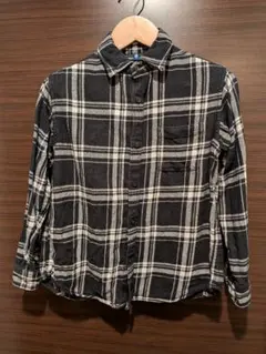 ユニクロ　UNIQLO　フランネルチェックシャツ140★匿名配送★