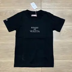 ￥4290新品VIOLETTA半袖Tシャツ黒 ブラック アンティローザ綿100円のサムネイル