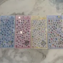 【正規品】しずくちゃんボンボンドロップシールミニ 4種