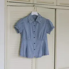 idem frill collar peplum blouseのサムネイル