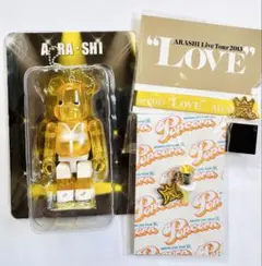 嵐を旅する展覧会 A•RA•SHIベアブリック黄 - メルカリ