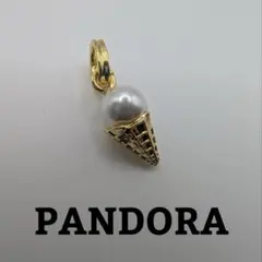PANDORA バロック パール アイスクリーム ダングル チャーム