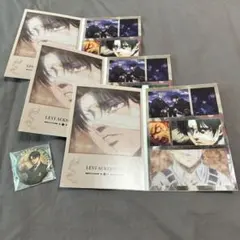 【未使用】リヴァイ・アッカーマン メモリアルカード　缶バッジ　一番くじ　リヴァイ