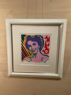 ヤマガタ　「エリザベス・テイラー」　シルクスクリーン　直筆サイン・エディション有