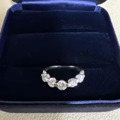 宝石質】K18WG ダイヤモンド 0.56ct エタニティリング 12号 - メルカリ