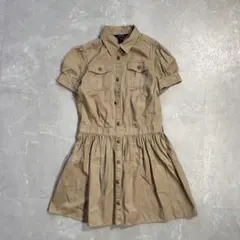 Polo Ralph Lauren ワンピース 半袖 ベージュ キッズ160