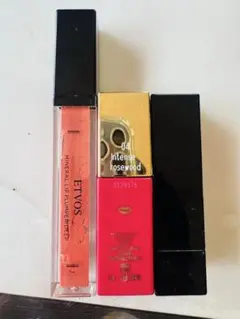 中古品⭐︎口紅・リップグロス3本セット：CLARINS、ETVOS、KATEのサムネイル