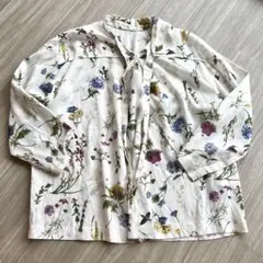 グレースコンチネンタル Diagram スズラン刺繍シャツ シアー 花