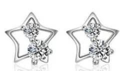 星 シルバー925★ピアス★リトルスター