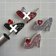 合金ビーズ　ハイヒール