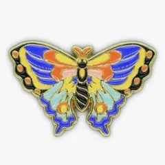 蝶 ピンバッジ Aavedge