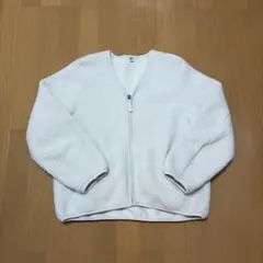 UNIQLO ボアフリースジャケット Mサイズ ホワイト