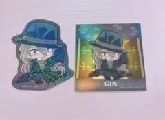 名探偵コナン　ちぢませ隊　ステッカーコレクション　ジン