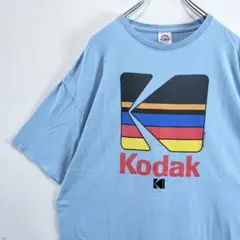 US古着 デルタ Kodak コダック ロゴプリント Tシャツ 企業 カメラ