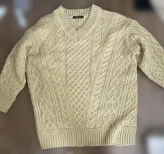 AMERICAN HOLIC 新品　未使用ケーブルニット Vネックセーター