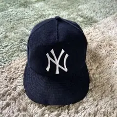 あ*ー様 ニューヨーク・ヤンキース コーデュロイキャップ ニューエラ